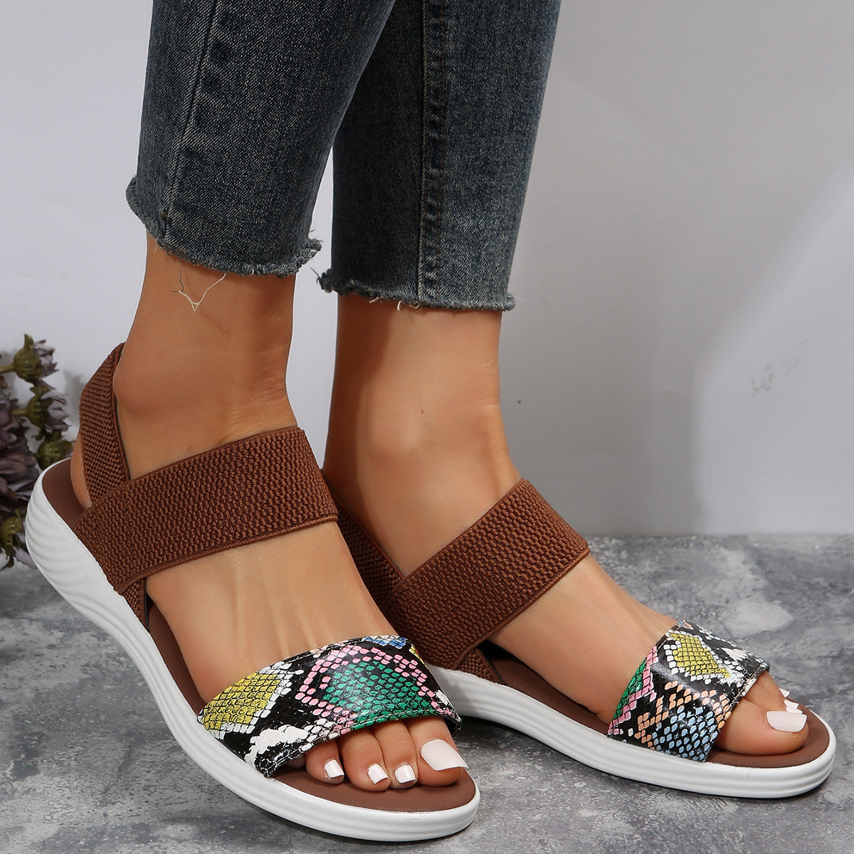 Vintage Inspired Orthopedic Sandals