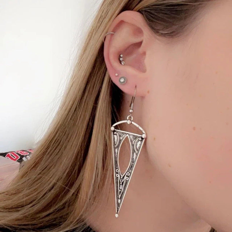 Delicate Artisan Silver Earring