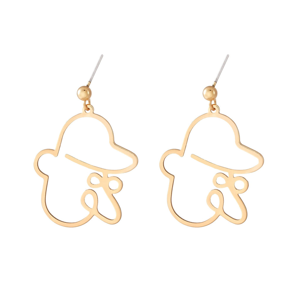 Beautiful Gold Earring with Unique Style