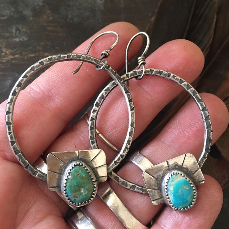 Vintage Handmade Silver Earring