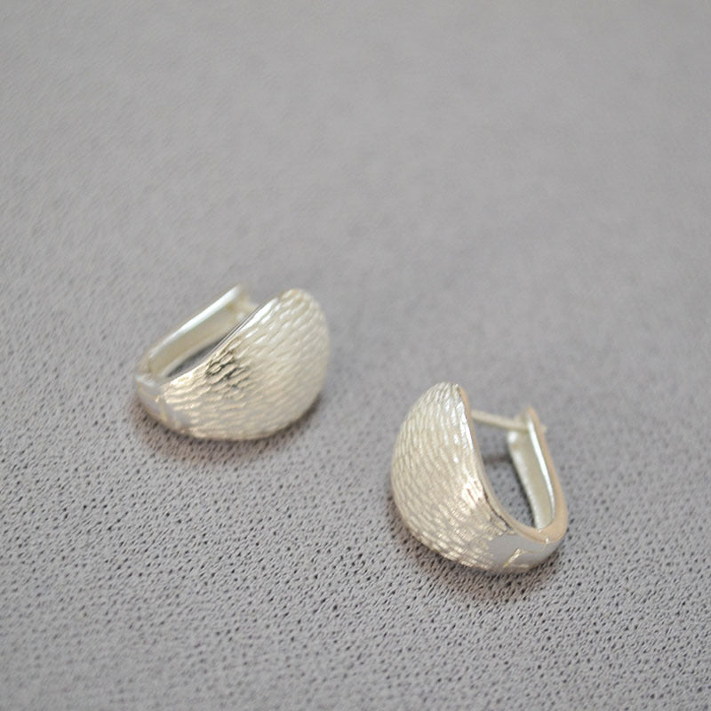Classic Silver Earring with Timeless Appeal