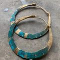 Vintage Handmade Gold Earring