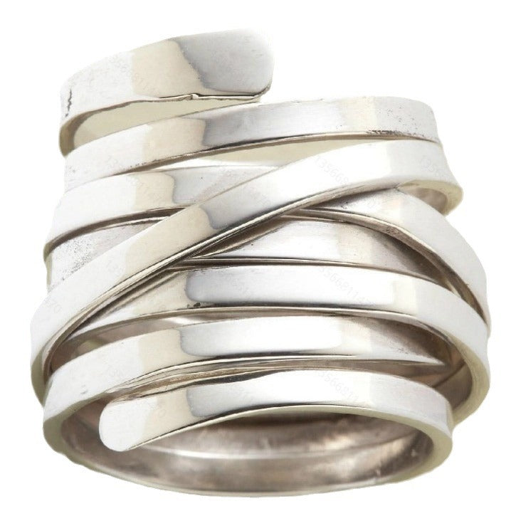 Delicate Artisan Silver Ring