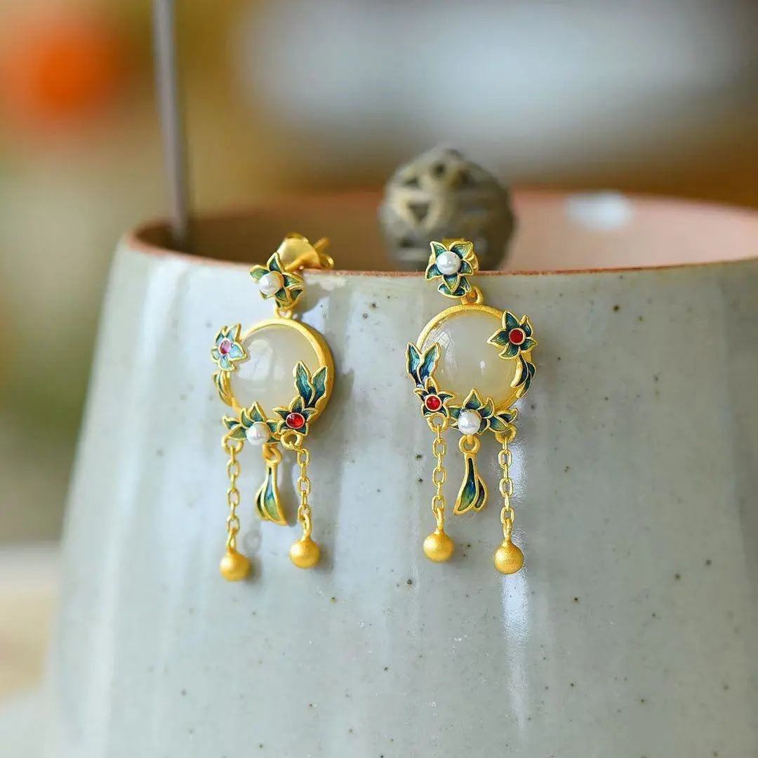 Delicate Artisan Silver Earring
