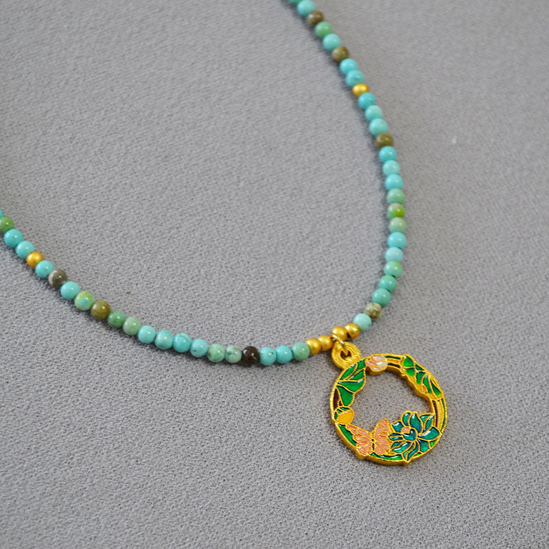 Delicate Artisan Gold Necklace