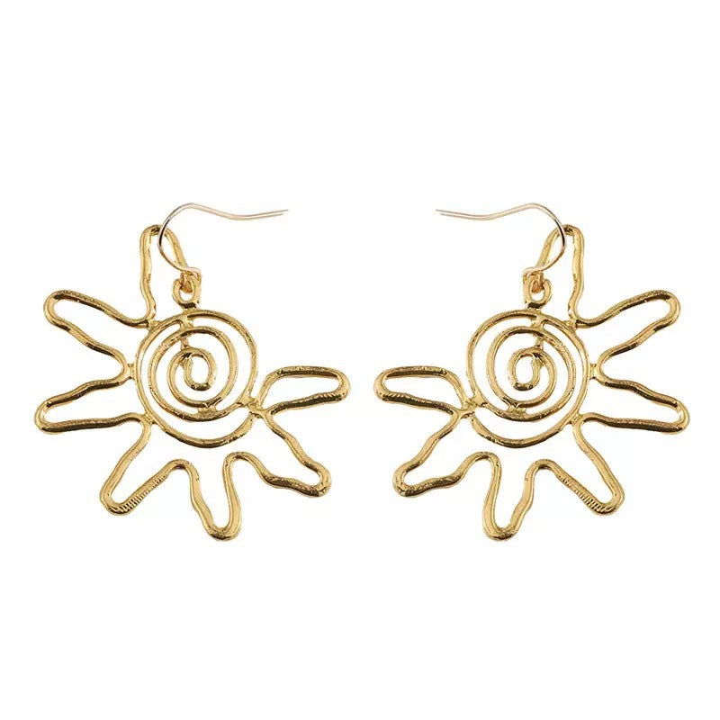 Beautiful Gold Earring with Unique Style
