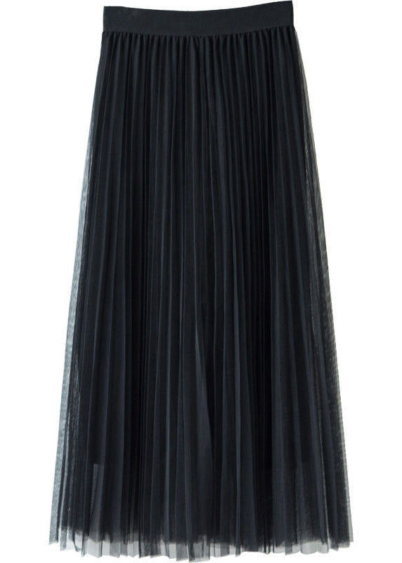 Organic Black Brief Circle Fall Skirt