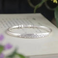 Flower Trail Silver Bracelet