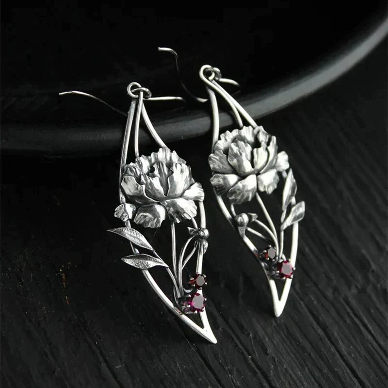 Delicate Artisan Silver Earring