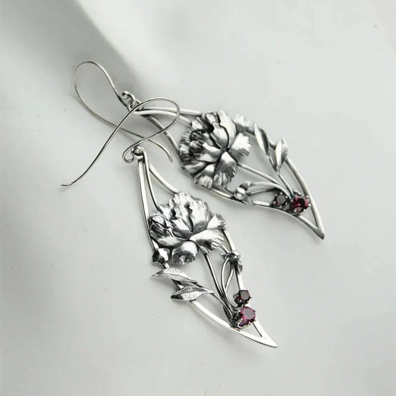 Delicate Artisan Silver Earring