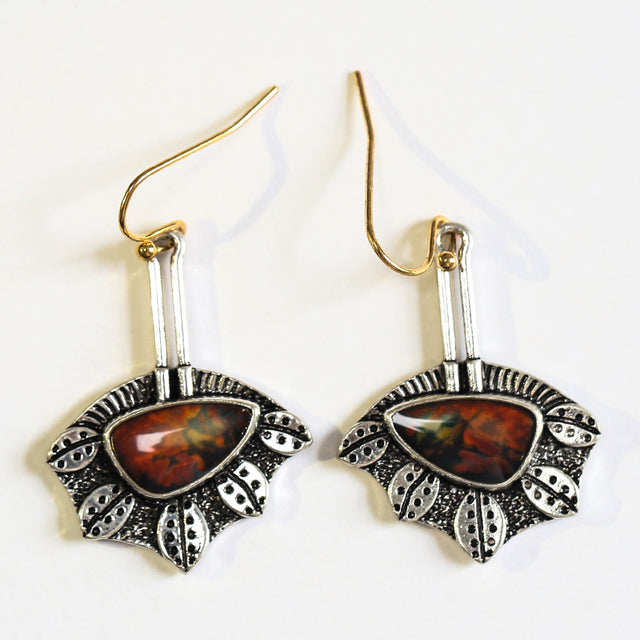 Delicate Artisan Silver Earring