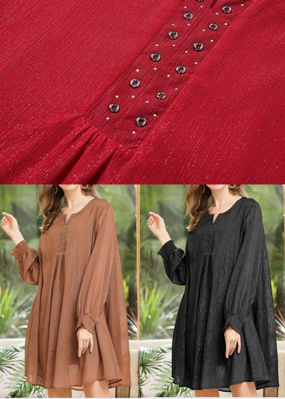 Black Chiffon Summer Holiday Dress