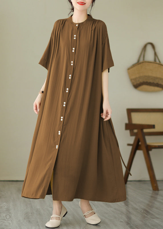 Black O-neck Vacation Maxi Dresses Summer