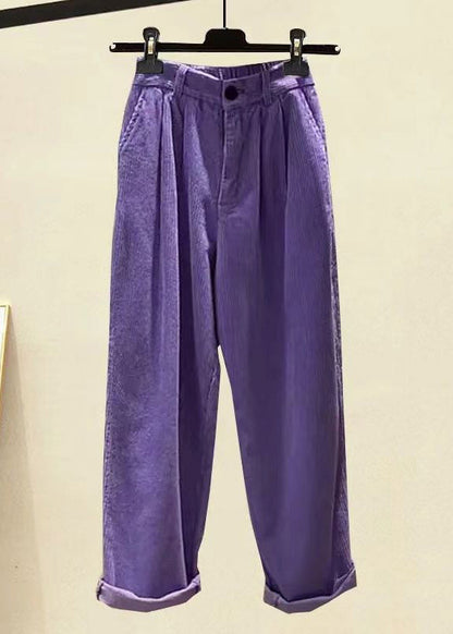 Black Print O-neck Cotton Knit Sweater and Straight Pants Two Pieces Set Winter