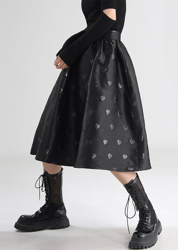 Boutique Black a Line Skirts Spring