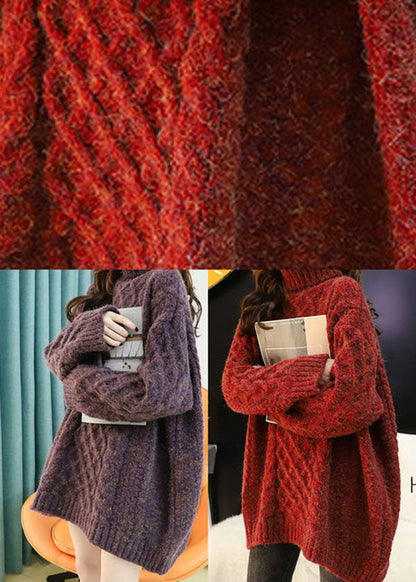 Mulberry Cozy Knit Sweater Winter