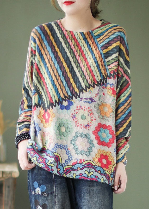 Sunflower Knit Sweater Tops