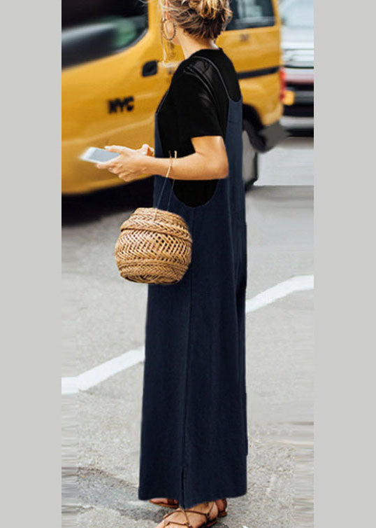 Overalls Bib Pants Loose Pockets Jumpsuit