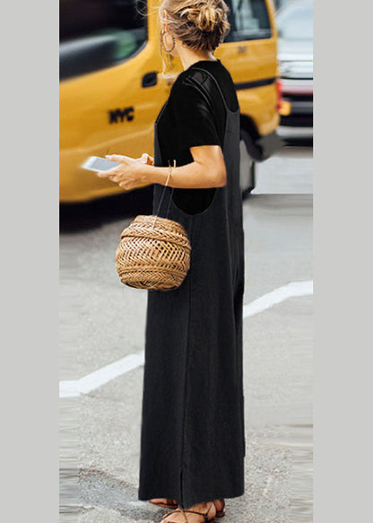 Overalls Bib Pants Loose Pockets Jumpsuit