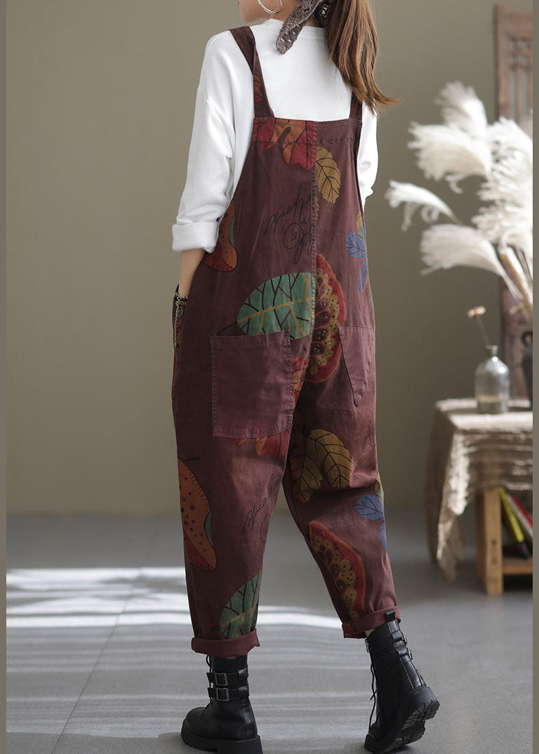Mulberry Pockets Print Jumpsuit Spring