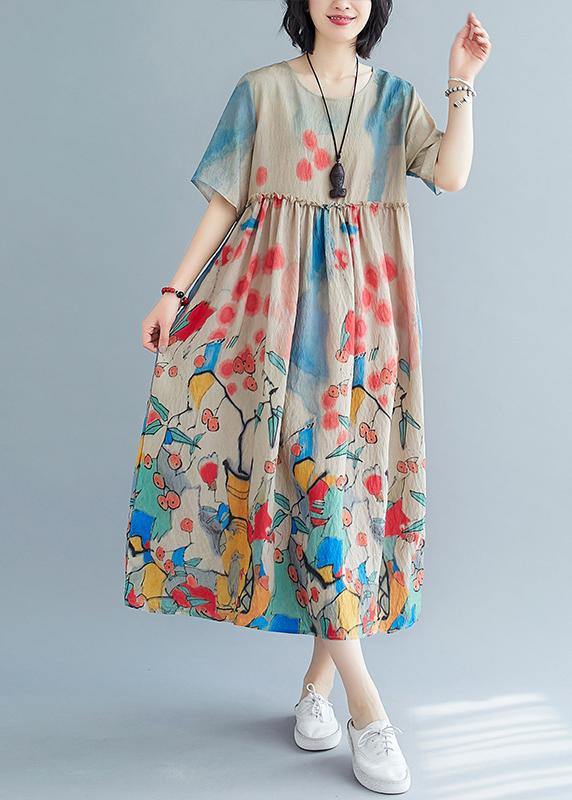 Summer Dress Printed Skirt Dress