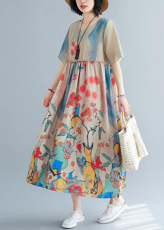 Summer Dress Printed Skirt Dress