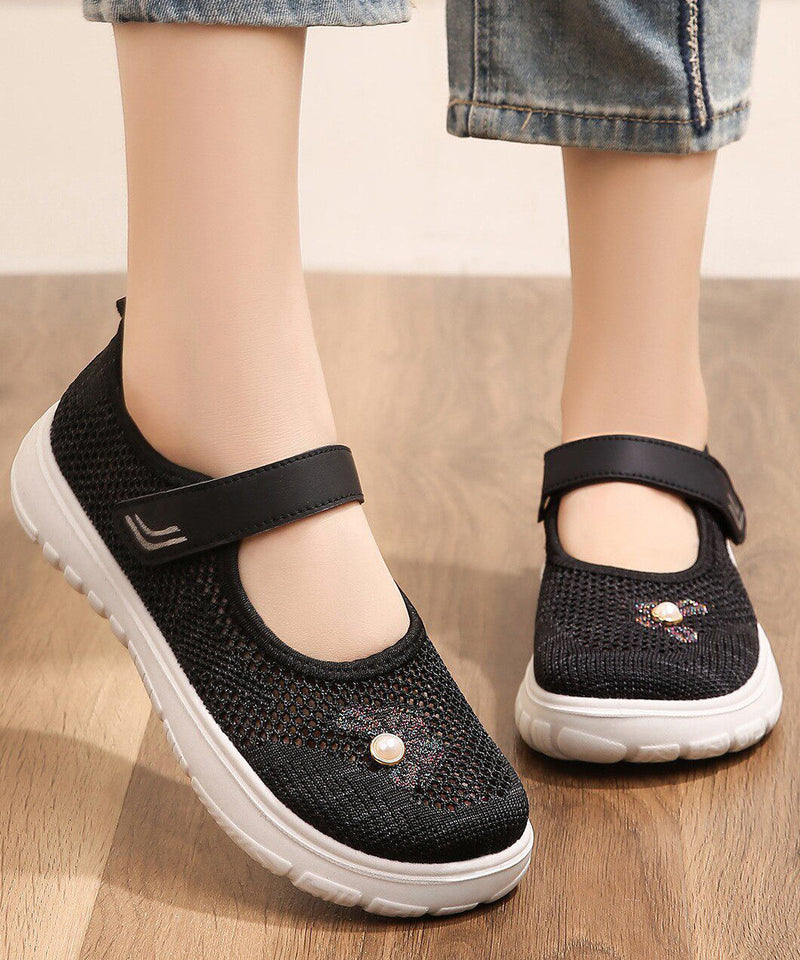 Purple Flats Buckle Strap Flat Shoes