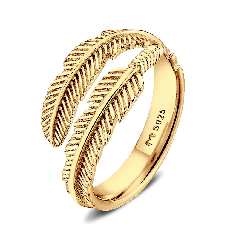 Adjustable Silver Fern Ring
