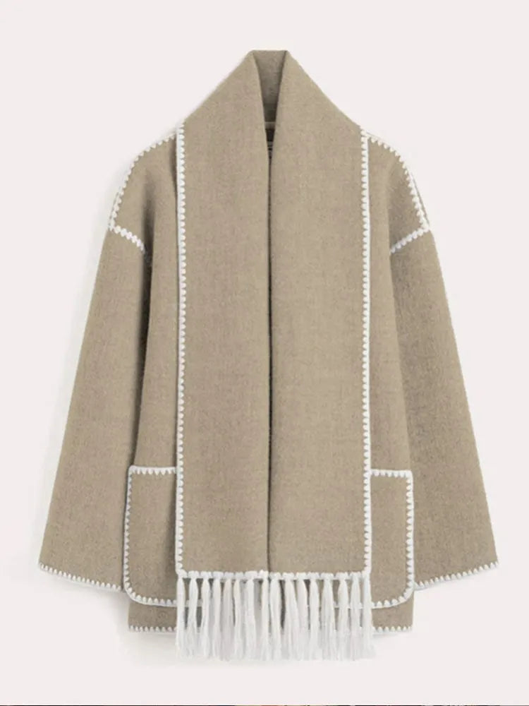 JO | Stylish warm scarf and jacket