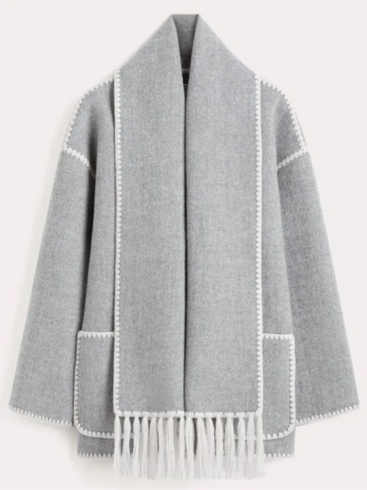 JO | Stylish warm scarf and jacket