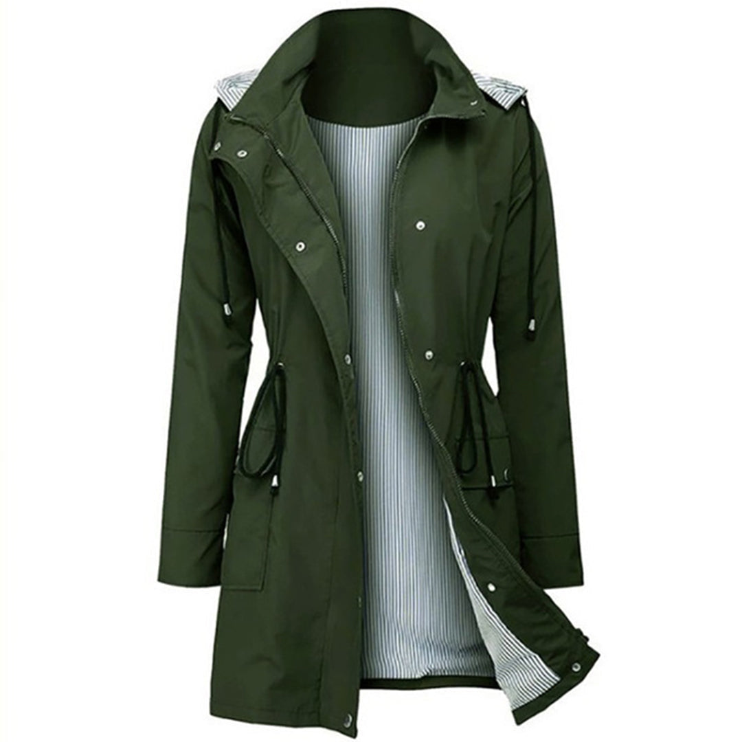 JO | Waterproof jacket with hood and buttons