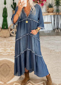 KS | Long denim dress