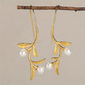 Vintage Handmade Gold Earring