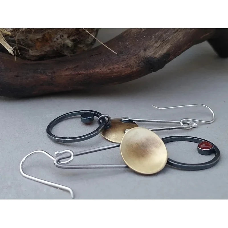 Vintage Handmade Silver Earring
