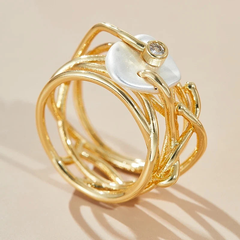 Romantic Gold Ring for Special Moments