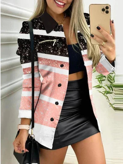JO | Chic geometric jacket for women