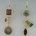 Vintage Handmade Gold Earring