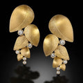Delicate Artisan Gold Earring