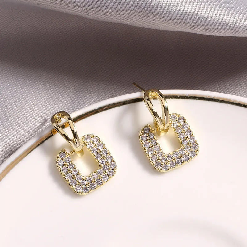 Delicate Artisan Gold Earring