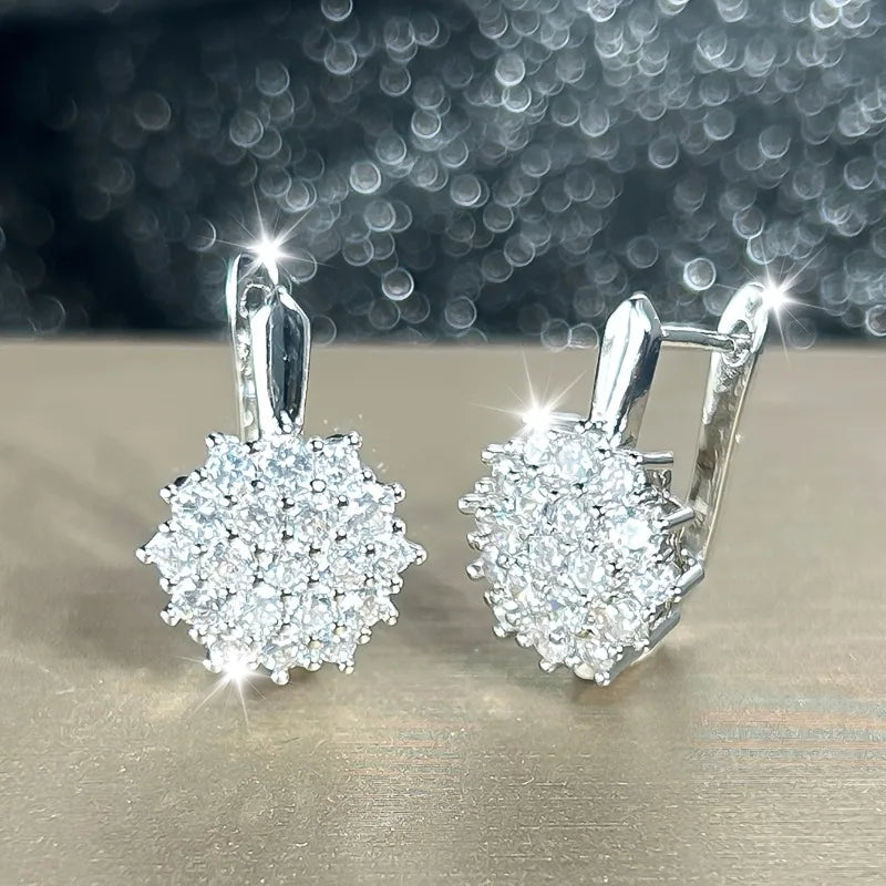 Romantic Silver Earring for Special Moments
