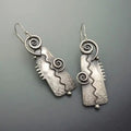 Beautiful Silver Earring with Unique Style