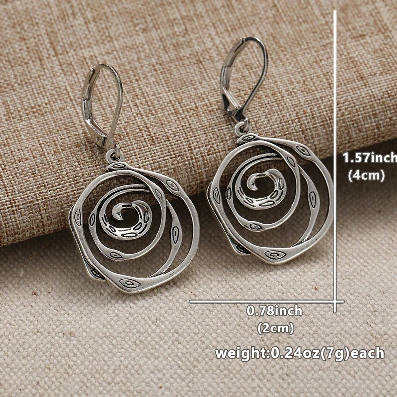 Vintage Handmade Silver Earring