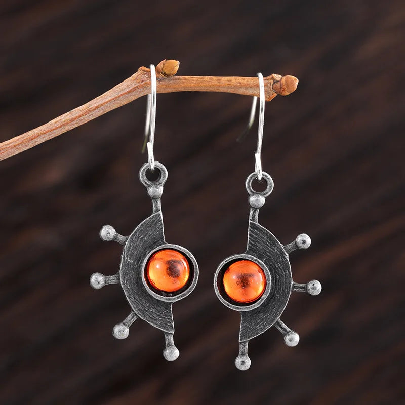 Vintage Handmade Silver Earring