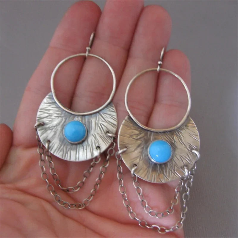 Vintage Handmade Silver Earring