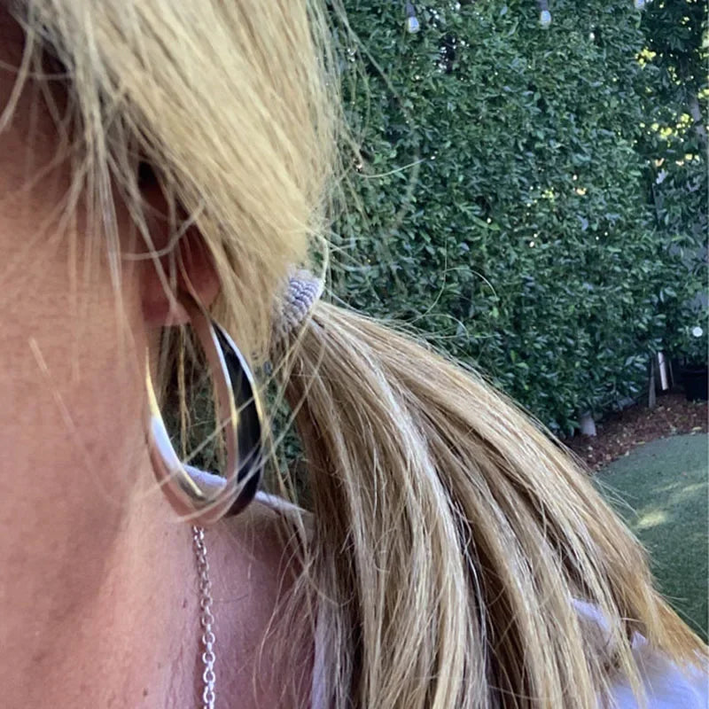 Vintage Handmade Silver Earring