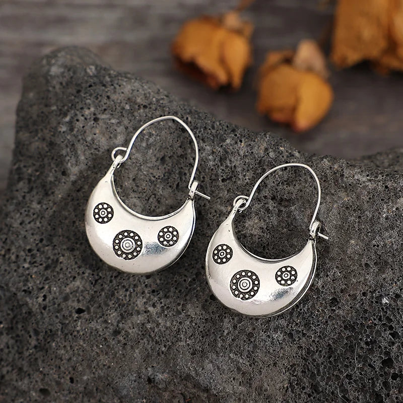Vintage Handmade Silver Earring