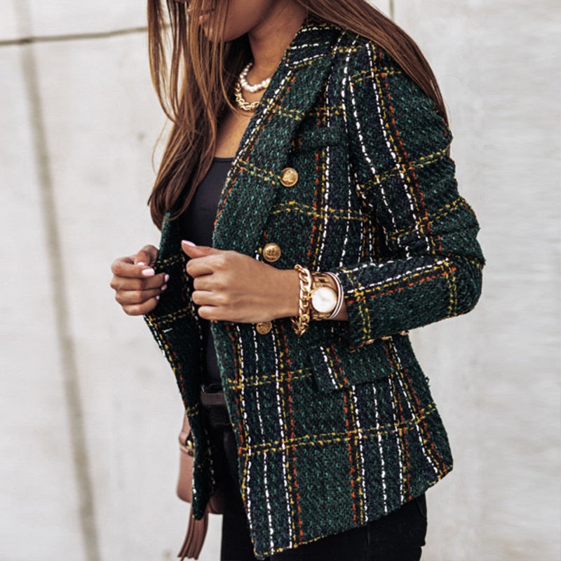 JO | Chic checked blazer for women