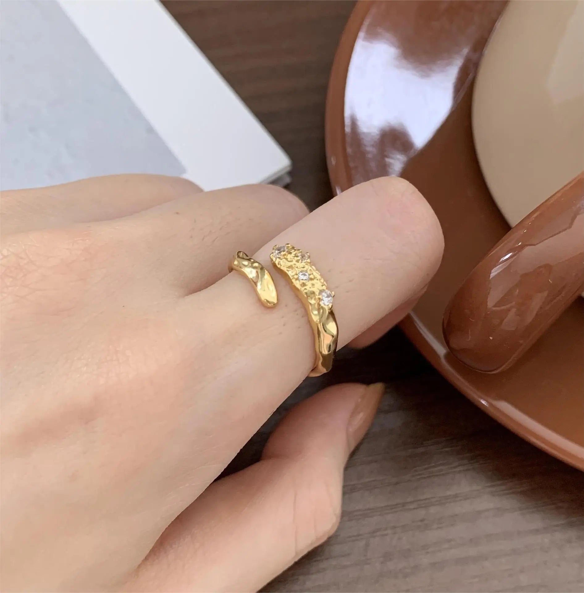 Delicate Artisan Silver Ring