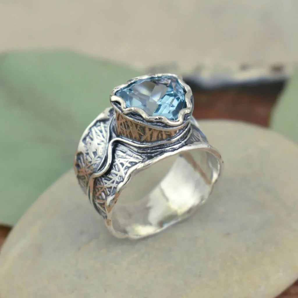 Beautiful Silver Ring with Unique Style