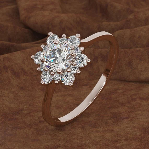 Delicate Artisan Gold Ring